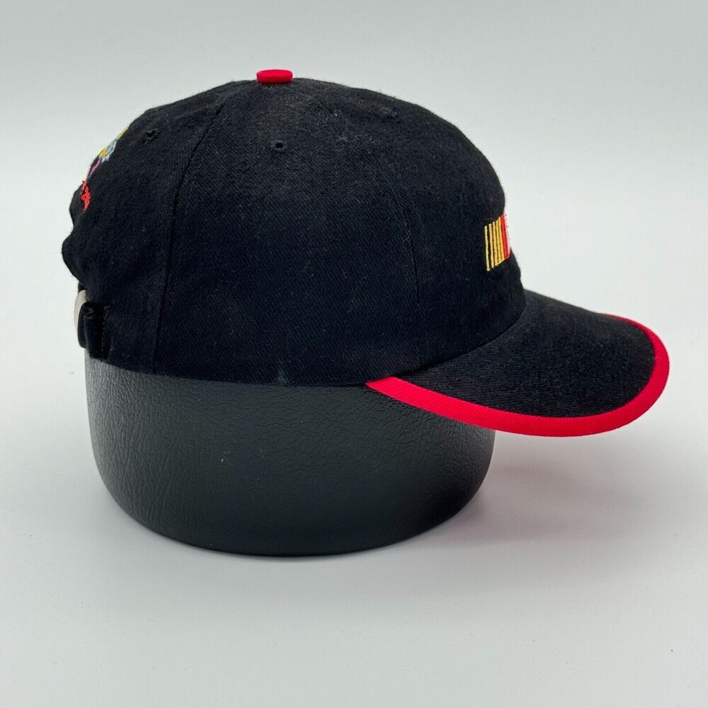 Vintage Nascar Sunoco Toledo Turnaround 2004 Hat Strap Back Adjustable Black Red - Picture 4 of 7